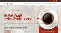 Desktop Screenshot of delimacoffee.com